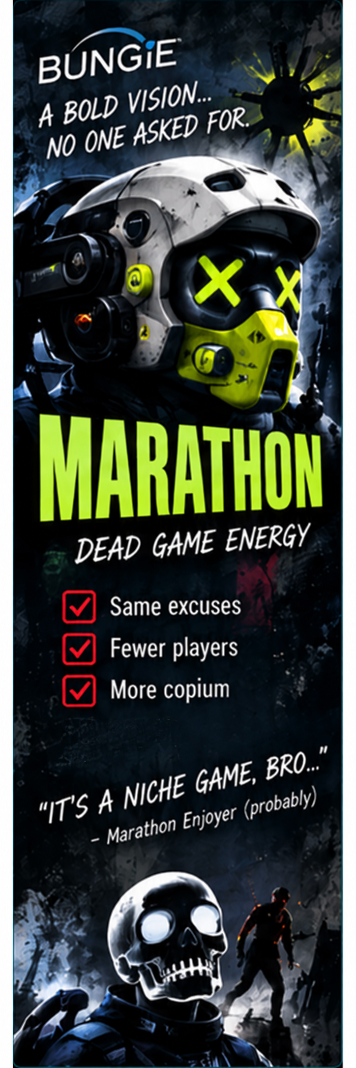 Original parody Marathon poster